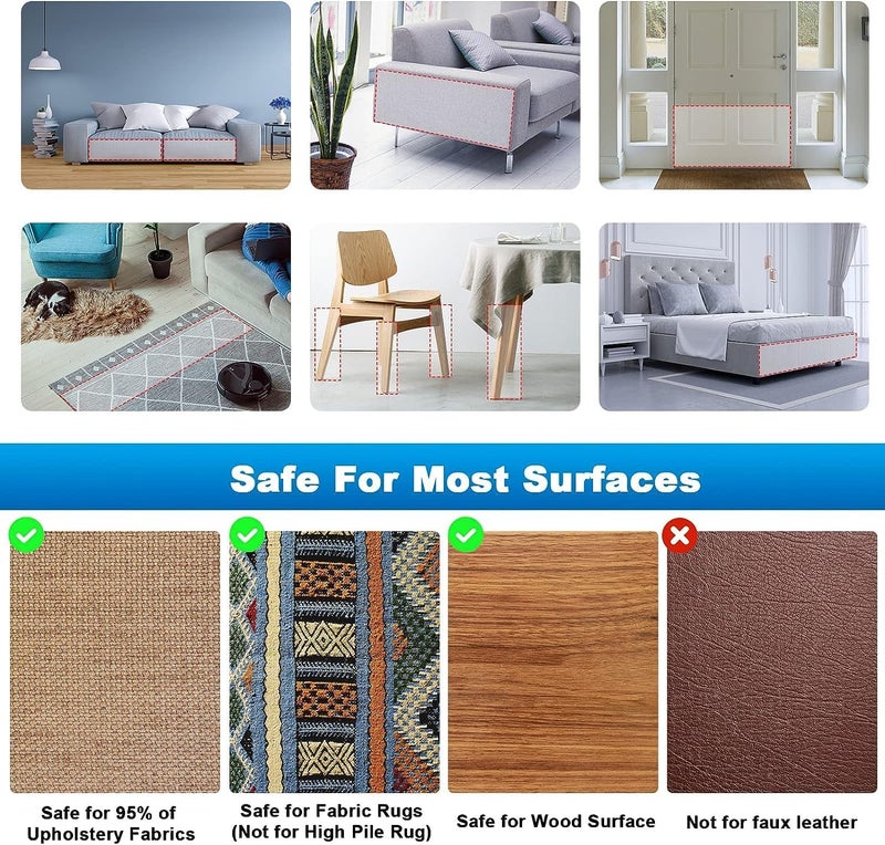 mioule Cat Scratch Furniture Protector, 18PCS, Frosted, Large Area Coverage, Easy to Install, BPA-free, Environmentally Friendly - Image 5